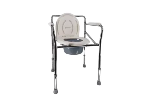 Aluminium Foldable Commode Chair — Commode Chairs